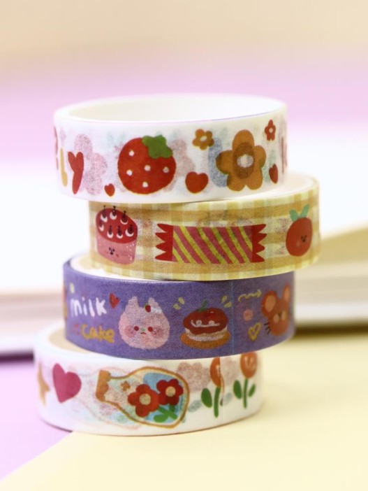 Набор декоративного скотча &quot;Cute cartoon Cake&quot;, pink 