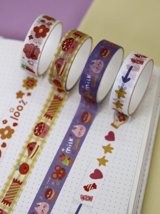 Набор декоративного скотча &quot;Cute cartoon Cake&quot;, pink 