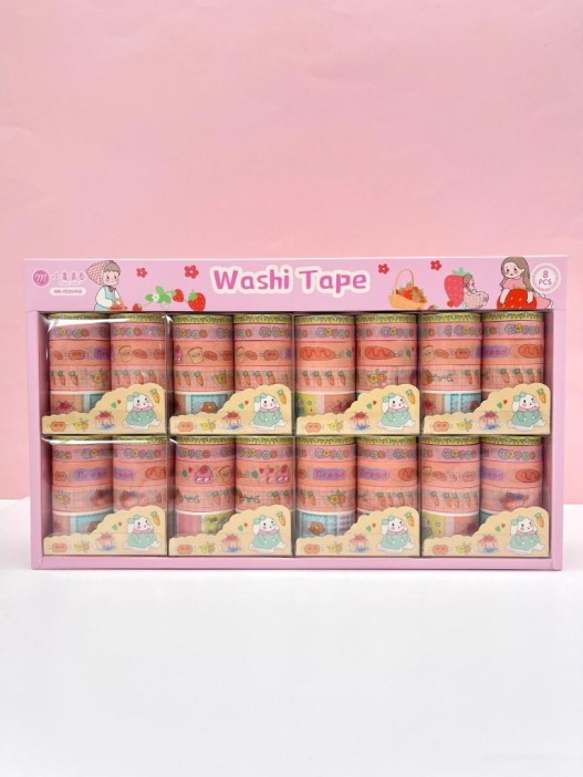 Набор декоративного скотча 10 шт. &quot;Food stories&quot;, hare 