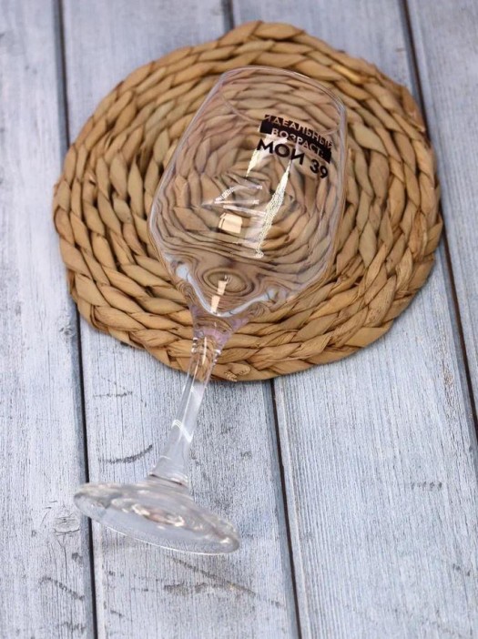 Бокал для вина Oh vine! &quot;Идеальный возраст: мои 39&quot;, 400мл 