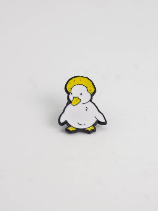 Значок металлический iLikeGift &quot;Duck halo&quot; 