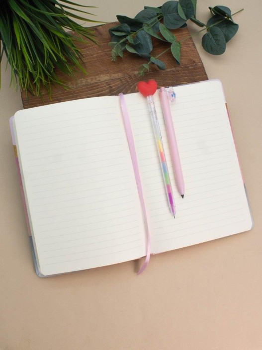 Блокнот (А5) "Wake up and smile", white (14.5*21) 