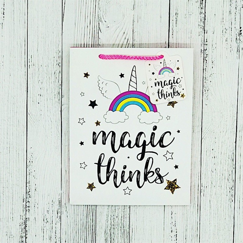 Пакет подарочный &quot;Magic thinks&quot;,S 