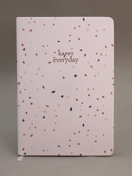 Блокнот (А5) &quot;Paint splatter&quot;, white (14.5*21) 