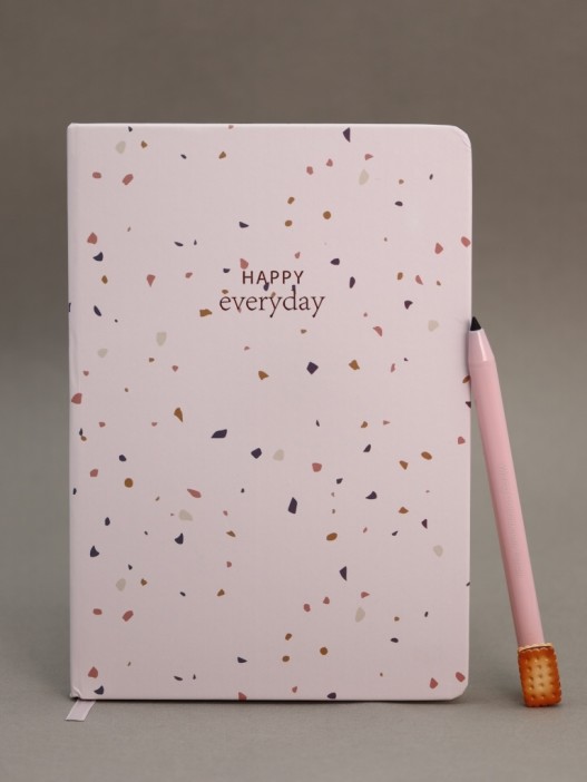 Блокнот (А5) &quot;Paint splatter&quot;, white (14.5*21) 