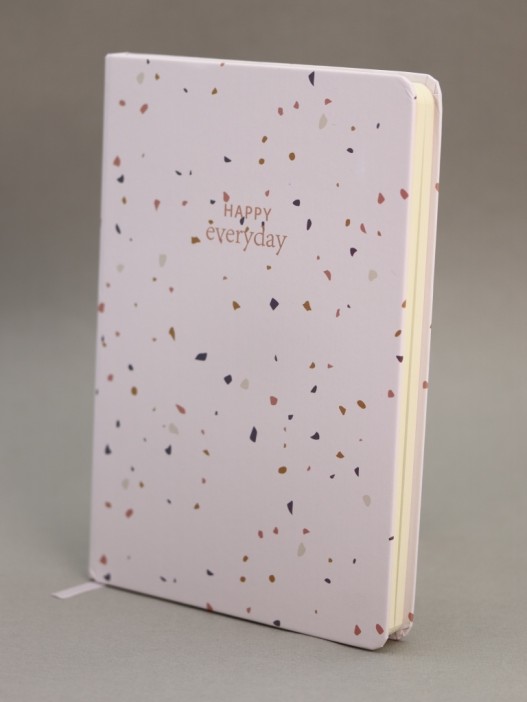 Блокнот (А5) &quot;Paint splatter&quot;, white (14.5*21) 