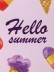 Зеркало &quot;Hello summer&quot;, purple 