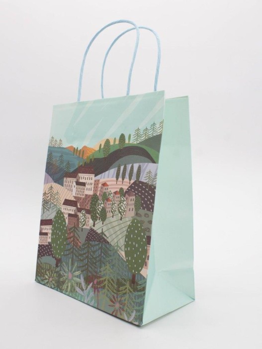 Пакет подарочный «Inspiring Landscape», scenery (21*25.5*10) 