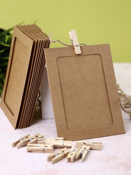 Крафтовые фоторамки «Classic», kraft, 9.8*13.2 см 