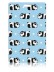 Держатель для карт Blue Panda pattern (6,5 х 10,4 см) 