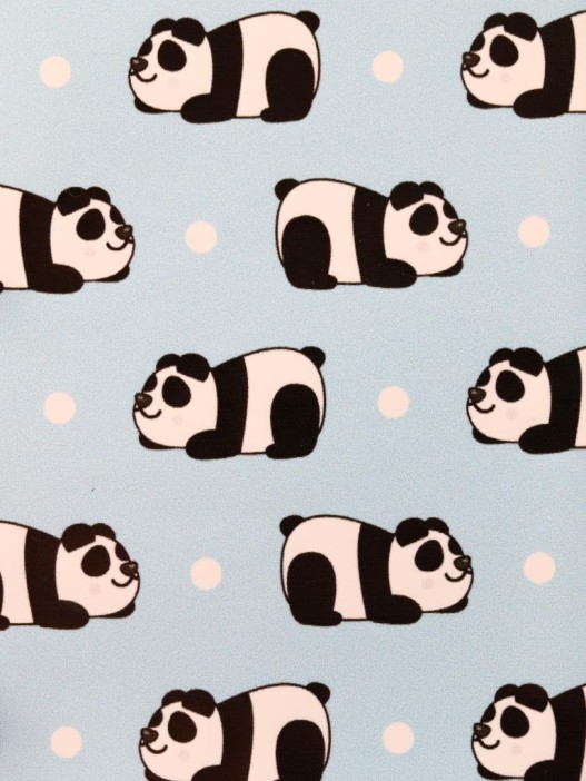 Держатель для карт Blue Panda pattern (6,5 х 10,4 см) 