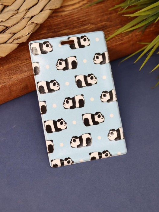Держатель для карт Blue Panda pattern (6,5 х 10,4 см) 