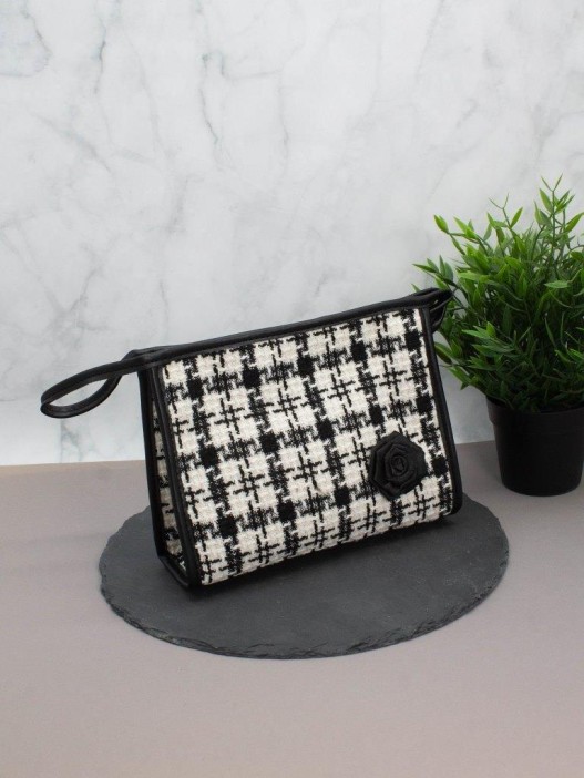 Косметичка &quot;Rose&quot;, black (17х22х6,5 см) 