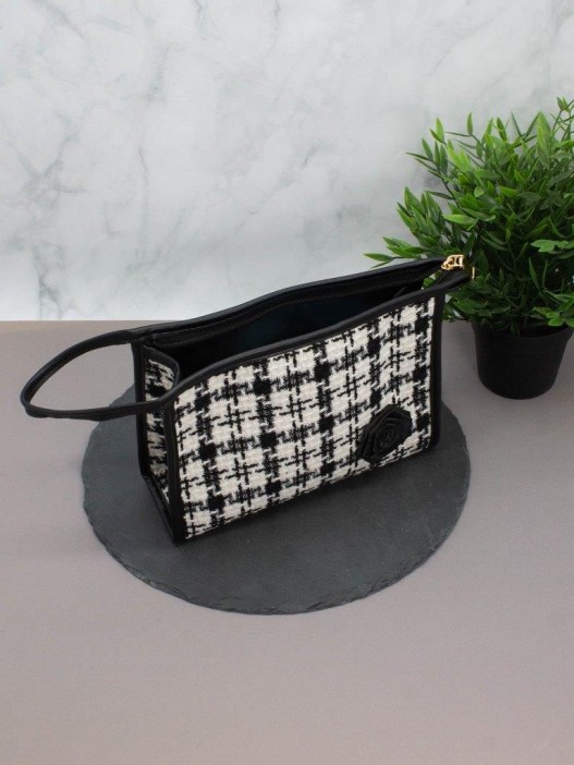 Косметичка &quot;Rose&quot;, black (17х22х6,5 см) 