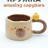 Кружка керамическая iLikeGift «Amazing capybara», brown