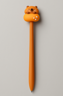 Ручка "The calm capybara", orange