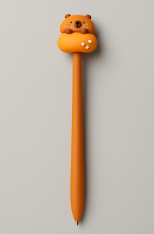 Ручка "The calm capybara", orange