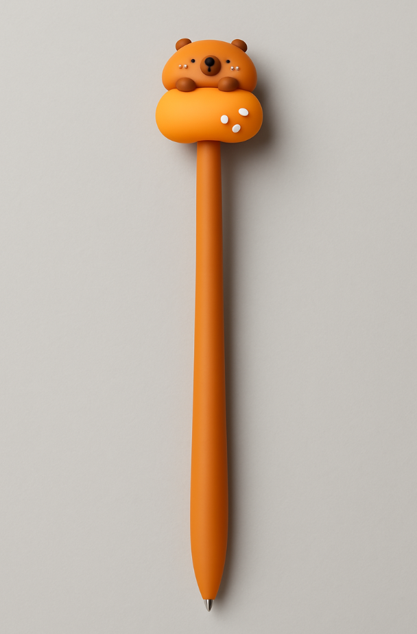 Ручка "The calm capybara", orange