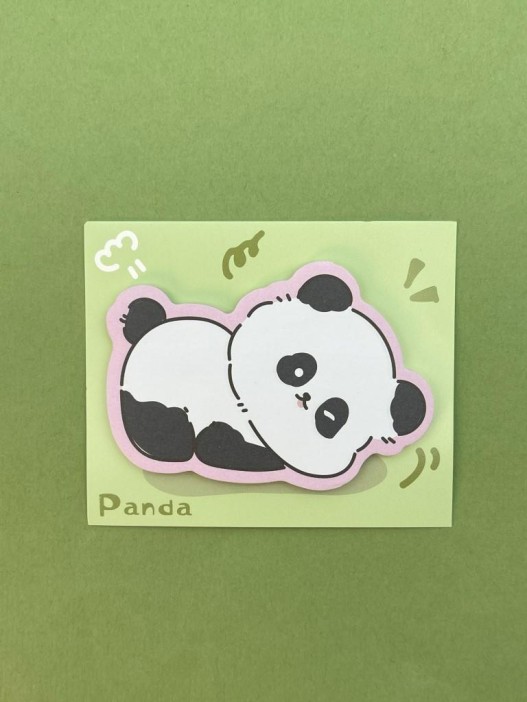 Блок стикер для записей &quot;Panda dreaming&quot;, green 
