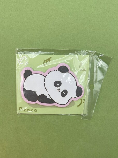 Блок стикер для записей &quot;Panda dreaming&quot;, green 