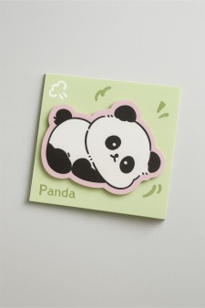 Блок стикер для записей "Panda dreaming", green