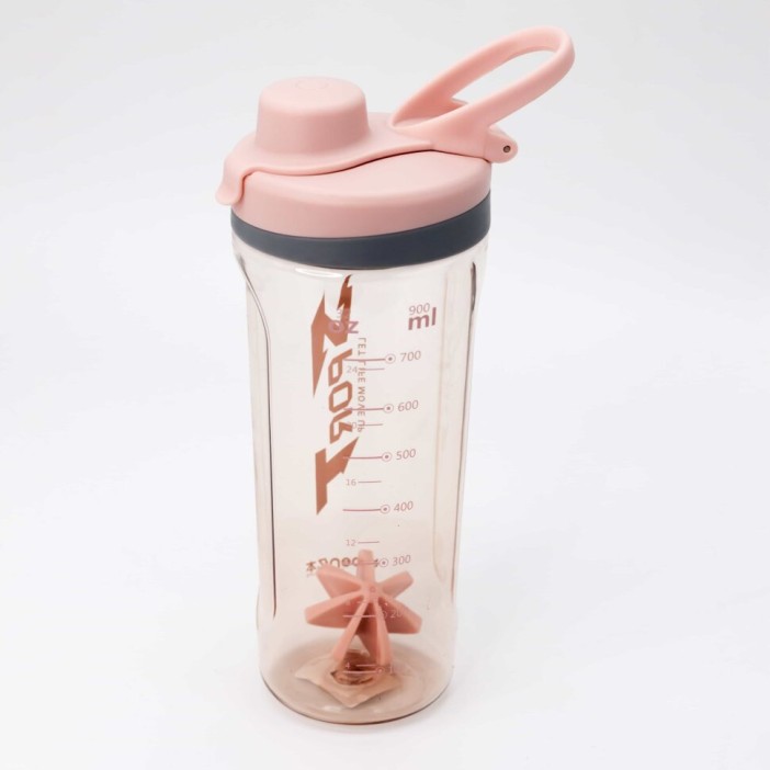 Спортивная бутылка "Let life move up", pink (900ml) 