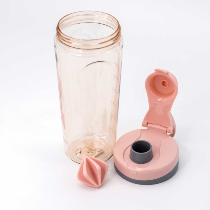 Спортивная бутылка "Let life move up", pink (900ml) 