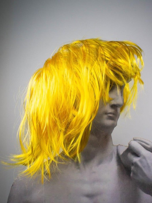 Парик карнавальный &quot;Fancy chic&quot;, yellow (25 см) 