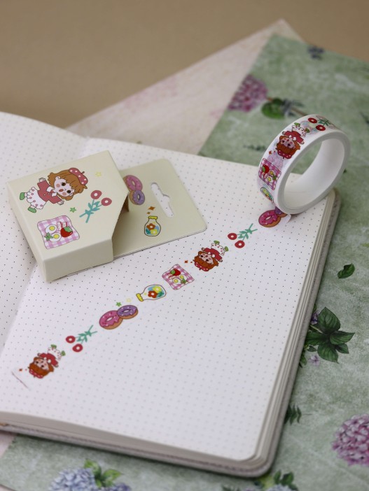 Декоративный скотч «Girlfriend», yellow 