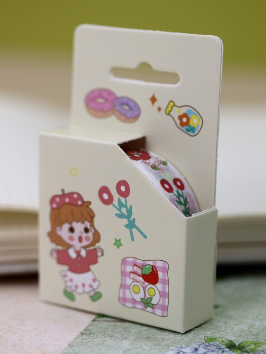 Декоративный скотч «Girlfriend», yellow 