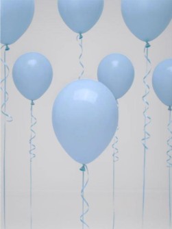 Набор воздушных шаров 10 шт. "Mellow magic", light blue (25 см)