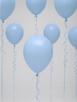 Набор воздушных шаров 10 шт. "Mellow magic", light blue (25 см)