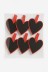 Прищепки ПО ПЛАНУ. "Big hearts", black