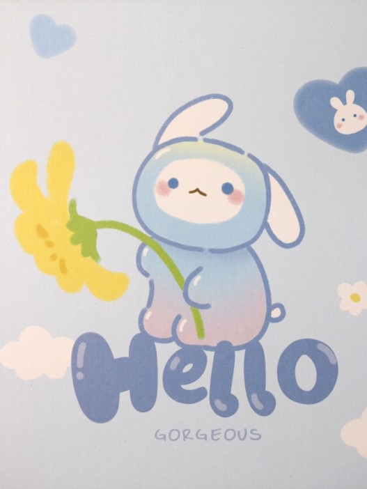 Зеркало &quot;Hello bunny&quot;, blue 