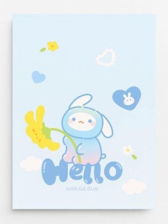 Зеркало &quot;Hello bunny&quot;, blue