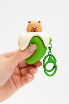 Брелок-мялка «Capybanana», green
