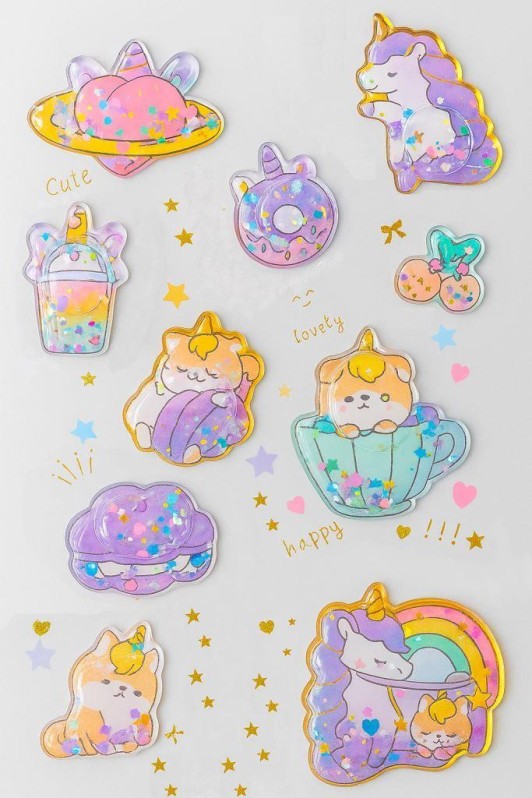 Наклейки "Jelly unicorn" 