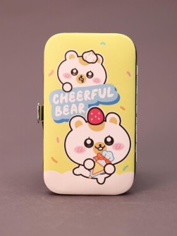 Маникюрный набор "Party with animals", yellow