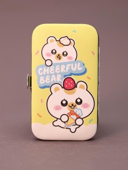 Маникюрный набор "Party with animals", yellow