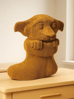 Конструктор объемный из картона "Добби", 114 деталей