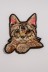 Термонашивка для одежды iLikeGift «Brown cat» 7,6*7,8 см. 