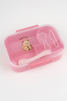 Ланчбокс "Capybara learns", pink (1090 мл)