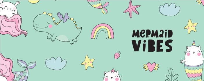 Обложка для студенческого «Mermaid vibes», плотность 600 мкм 