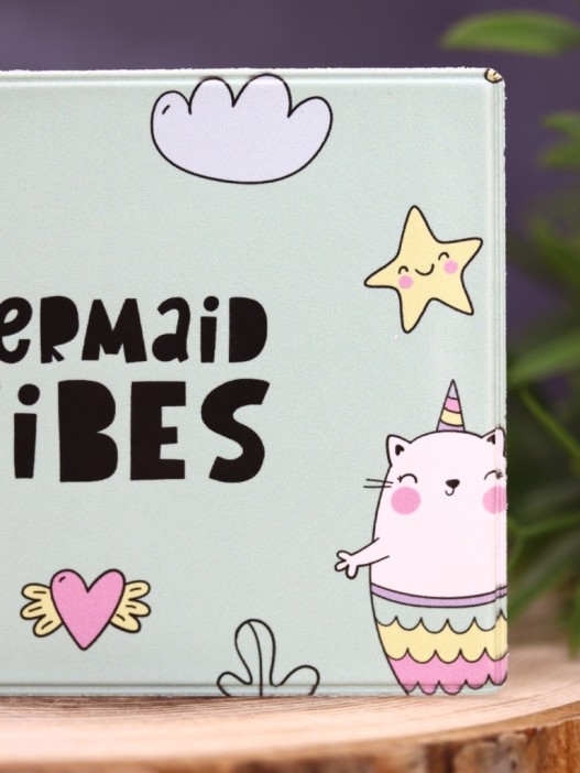 Обложка для студенческого «Mermaid vibes», плотность 600 мкм 