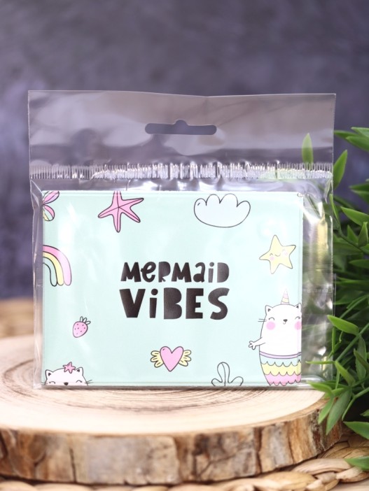 Обложка для студенческого «Mermaid vibes», плотность 600 мкм 