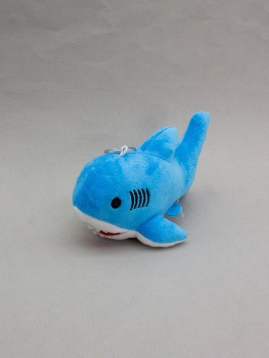 Плюшевый брелок &quot;Smily shark&quot;, blue (15 см) 
