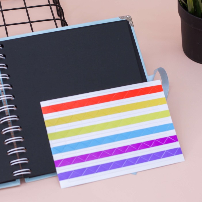 Фотоальбом &quot;Metal&quot;, blue (17,5 х 17,5 см) 