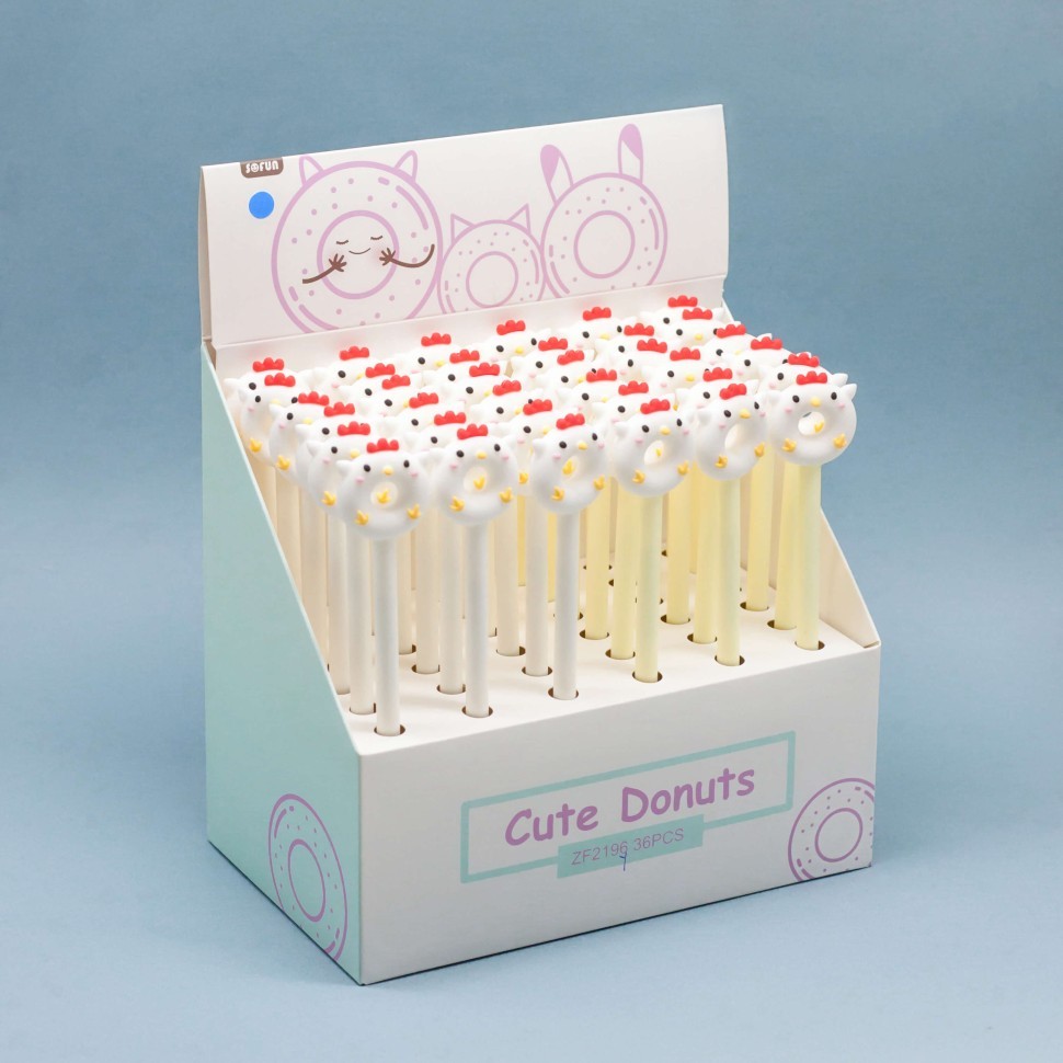 Ручка "Chicken donuts", шоубокс 36 шт.
