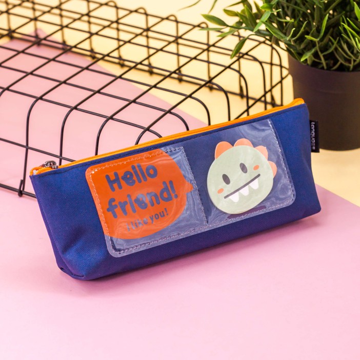 Пенал "Friend dino", dark blue 
