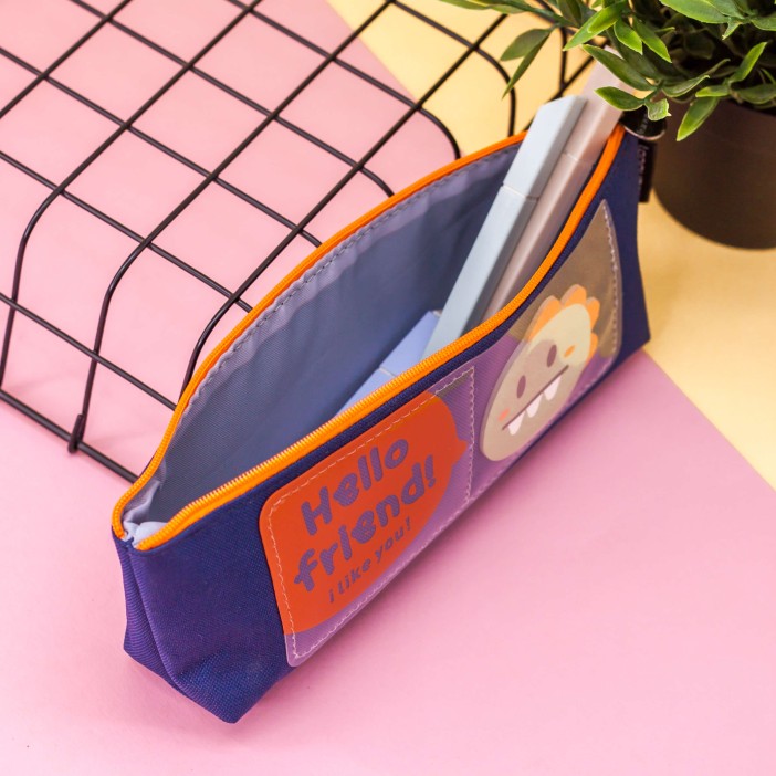 Пенал "Friend dino", dark blue 